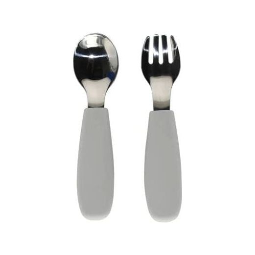 Noüka Toddler Cutlery Set Utensils Noüka Light Storm