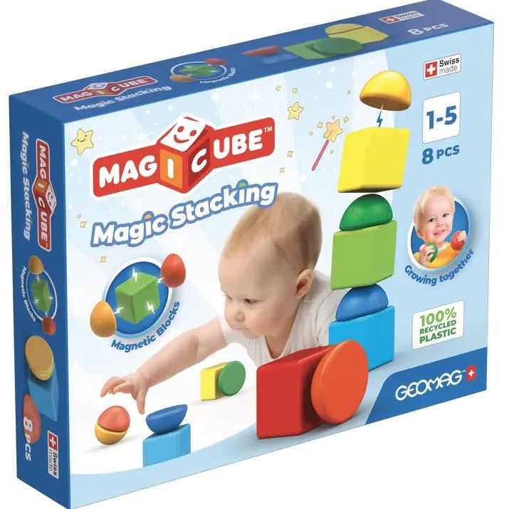 GeoMag Magicube Stacking 8PCS Magnetic Blocks Geomag Magicube