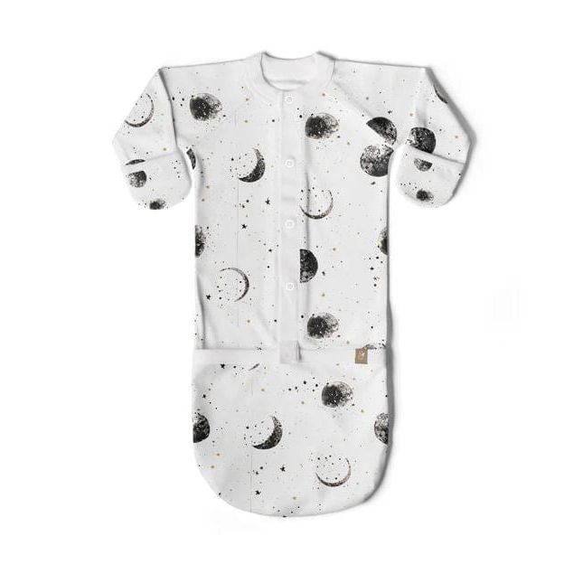 Goumi Gowns NB Gown Goumikids Many Moons NB