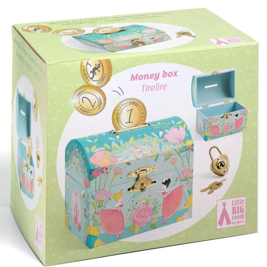 Djeco Ballerina Treasure (Money) Box Money Boxes Djeco