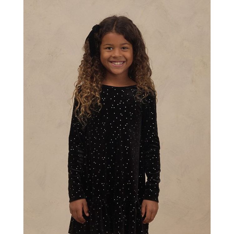 Noralee Penny Dress- Black Rhinestone Holiday dress Noralee