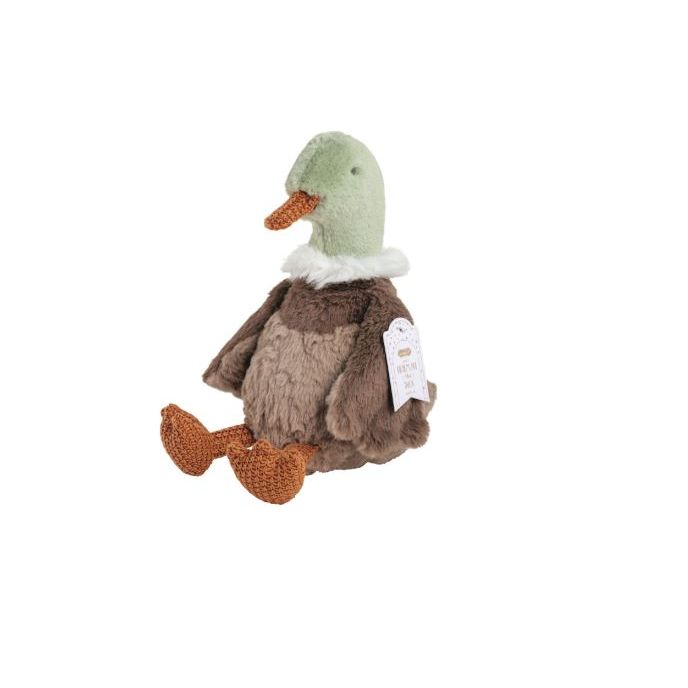Mud Pie Barnyard Plush Pals- Norman the Mallard Farmyard Mud Pie