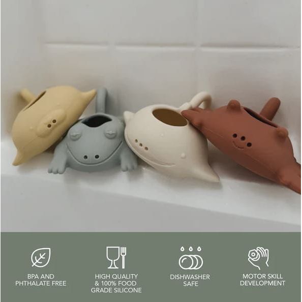 Noüka Scoop &amp; Sprinkle Water Animals - By the Sea Bath Time Noüka