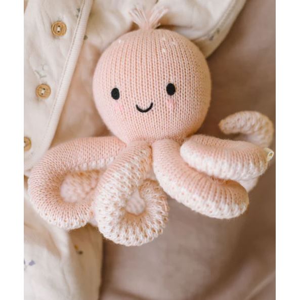 Cuddle + Kind Baby Octopus (soft coral pink) Baby Animal Collection Cuddle + Kind