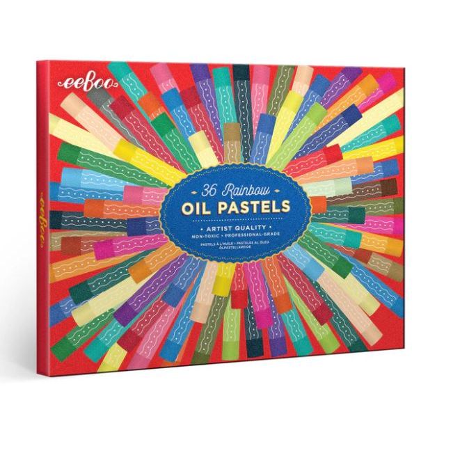 eeBoo Rainbow 36 Oil Pastels Oil Pastels eeBoo