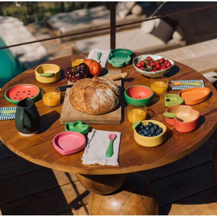 Oli &amp; Carol Ramona the Radish Plate &amp; Spoon Set Plates &amp; Bowls Oli &amp; Carol
