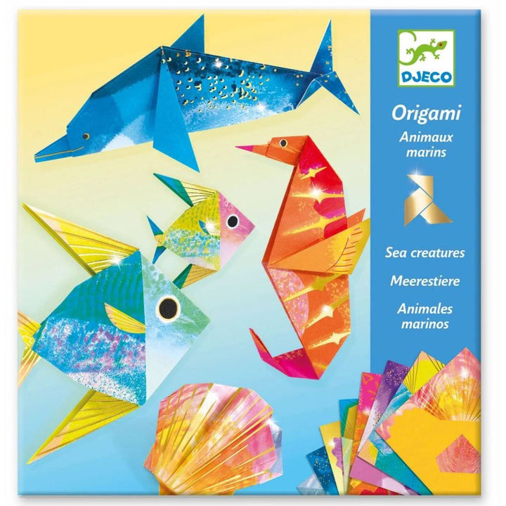 Djeco Sea Creatures Origami Paper Craft Kit Art &amp; Craft Djeco