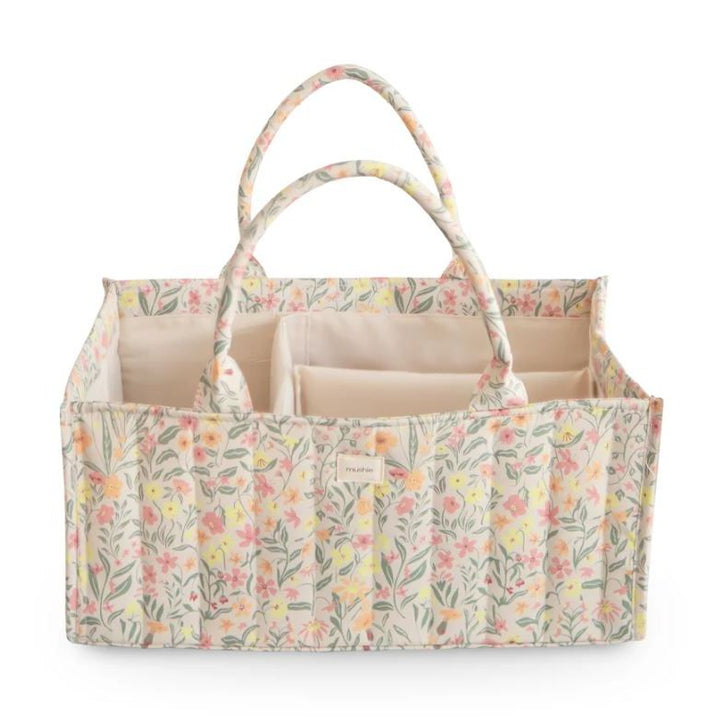 Mushie Diaper Caddy Diaper Caddy Mushie Pastel Blooms