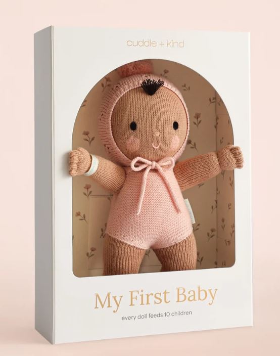 Cuddle + Kind My First Baby Peach First Baby Cuddle + Kind