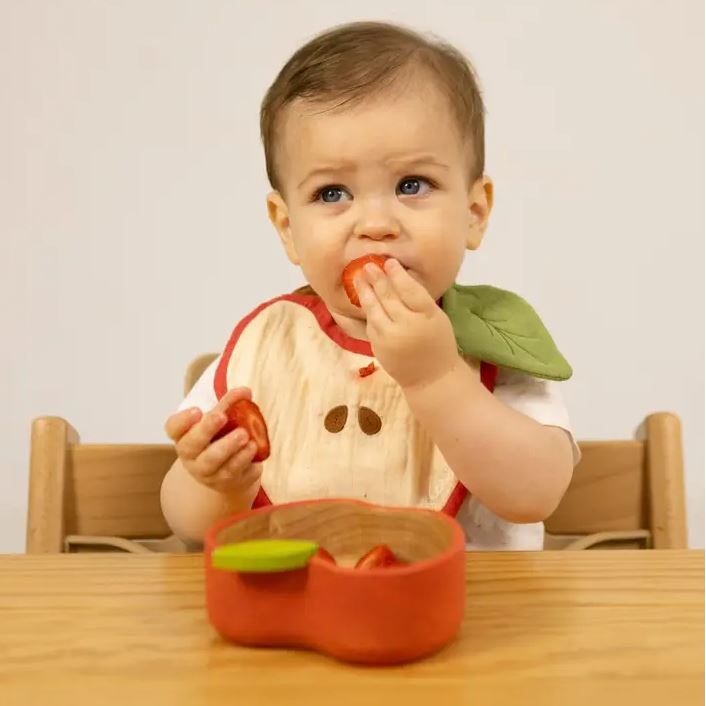 Oli &amp; Carol Pepa the Apple Bowl &amp; Spoon Set Plates &amp; Bowls Oli &amp; Carol