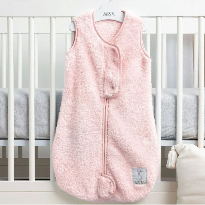 Little Giraffe Stretch Chenille Dreamsack- Pink Swaddles &amp; Blankets Little Giraffe