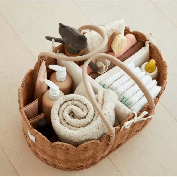 Bebe Bask Poppy Diaper Caddy Mocca Accessories &amp; Laundry Bebe Bask