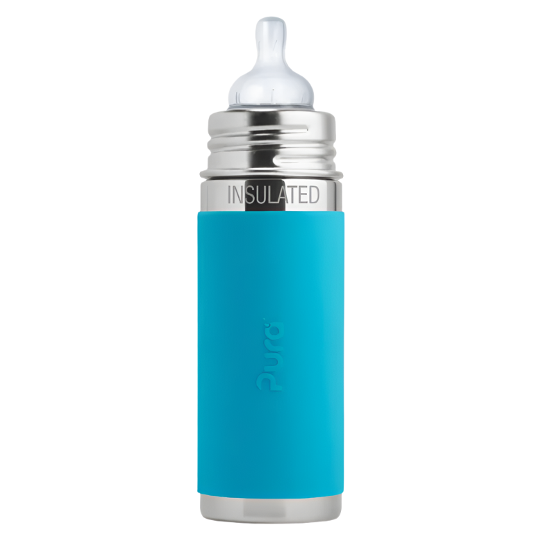 Pura Kiki 9oz Insulated Infant Bottle Bottles &amp; Sippies Pura Stainless Aqua  