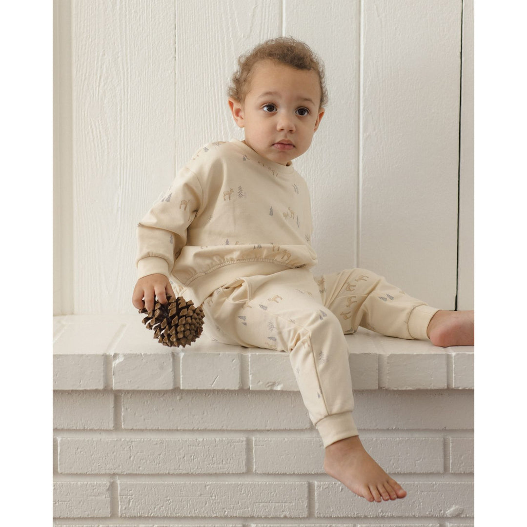 Quincy Mae Relaxed Sweatshirt - Deer Tops &amp; Bottoms Quincy Mae
