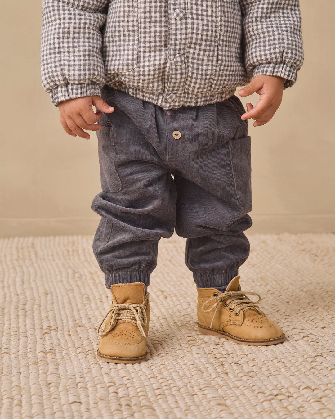 Quincy Mae Luca Corduroy Pant- Midnight