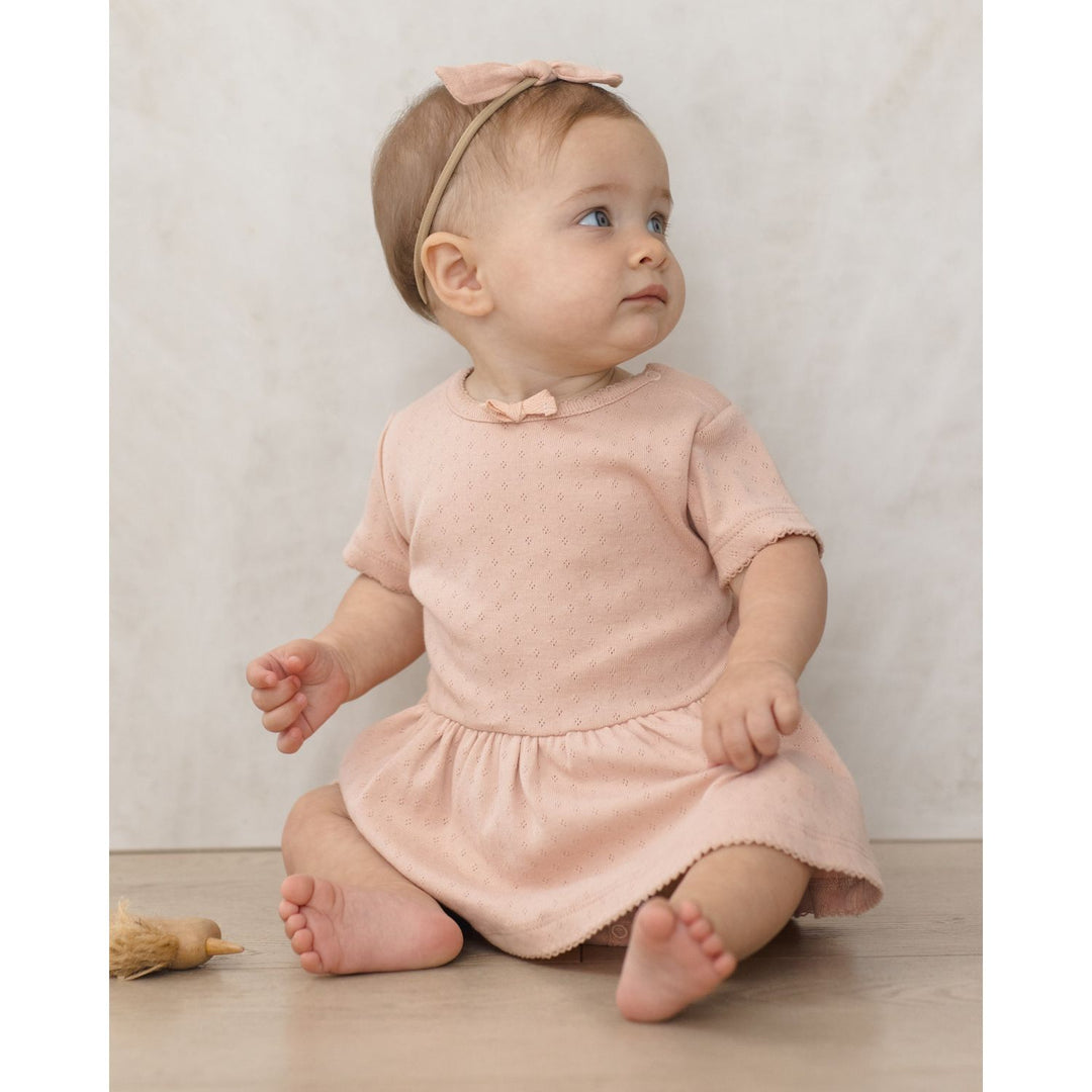Quincy Mae Pointelle Skirted Bodysuit Melons Tops &amp; Bottoms Quincy Mae