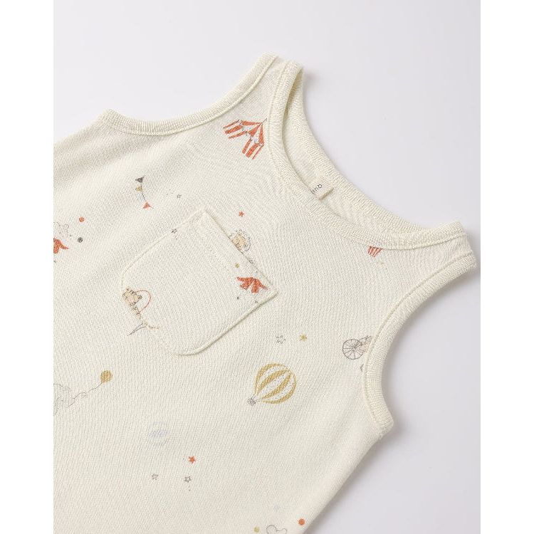 Quincy Mae Sleeveless One-Piece Carnival Romper Quincy Mae