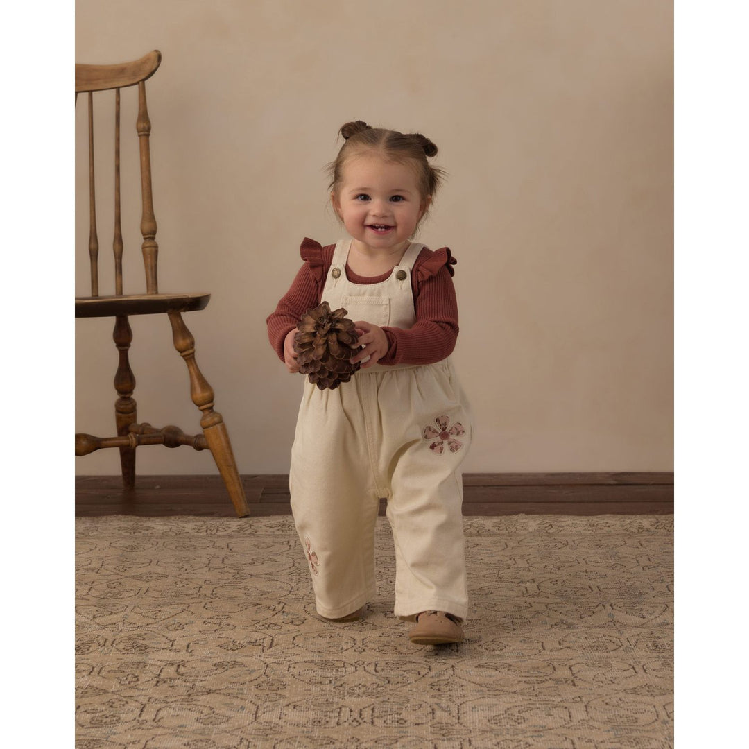 Rylee + Cru Shoulder Ruffle Bodysuit Brick Bodysuit Rylee + Cru