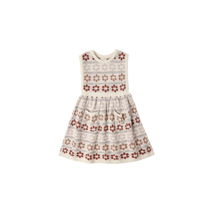 Rylee + Cru Violette Sweater Dress Flower Fair Isle Dresses Rylee + Cru