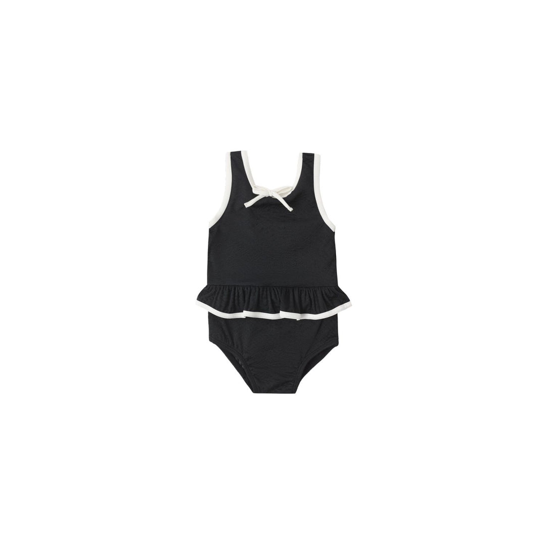 Rylee + Cru Skirted One-Piece - Black Swimwear Rylee + Cru