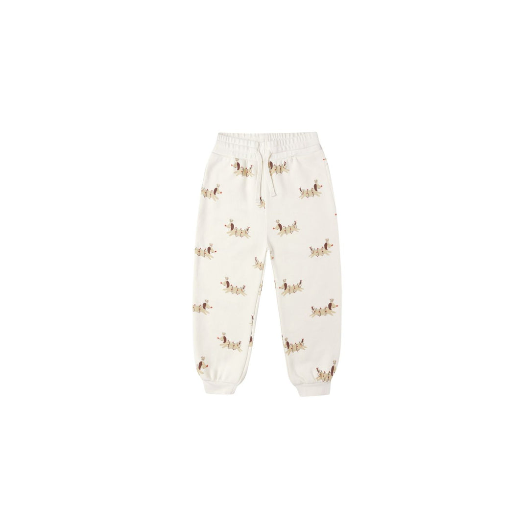 Rylee + Cru Jogger Sweatpant- Christmas Dog Tops & Bottoms Rylee + Cru
