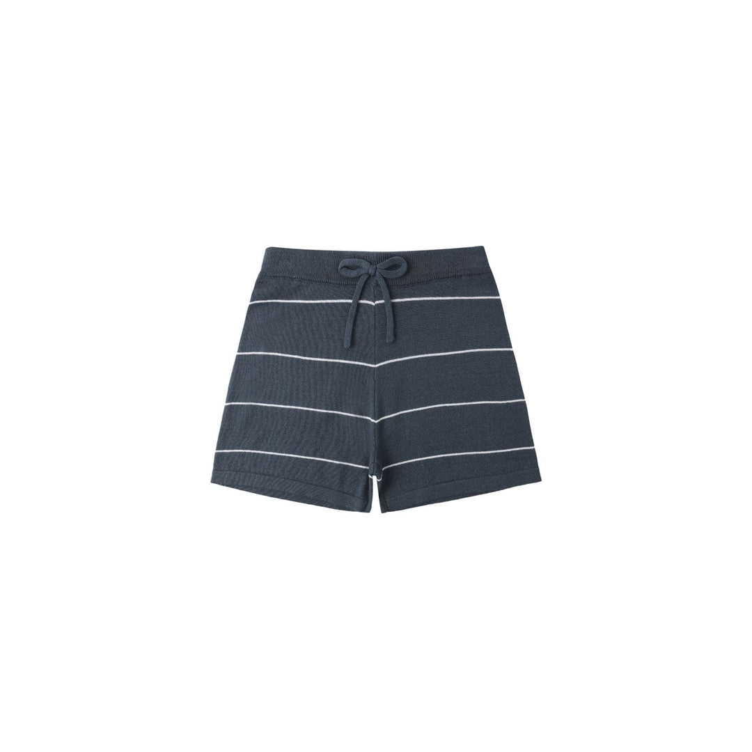 Rylee + Cru Chandler Knit Short - Navy Stripe Tops & Bottoms Rylee + Cru