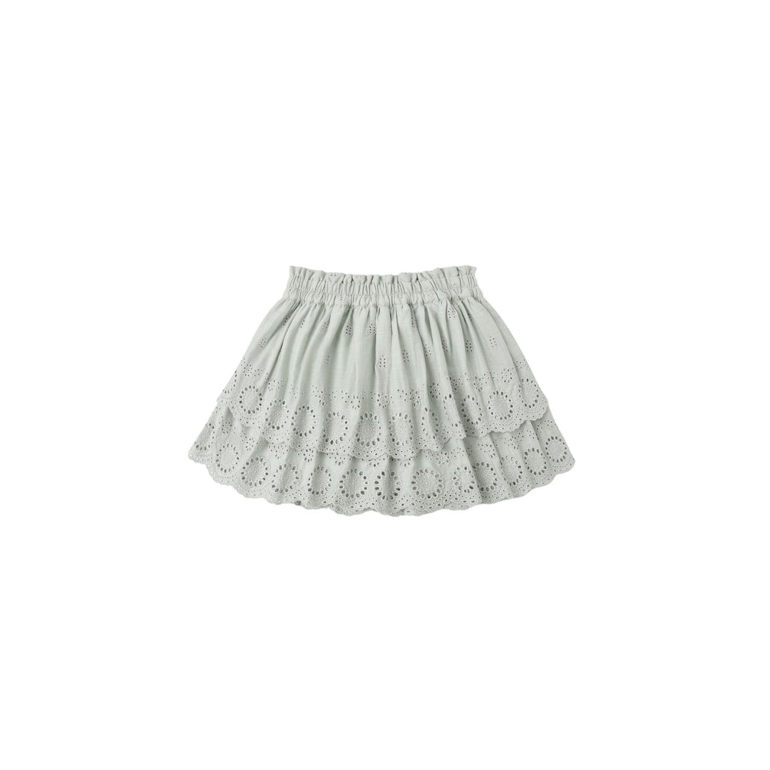 Rylee + Cru Rose Mini Skirt - Seafoam Dresses Rylee + Cru