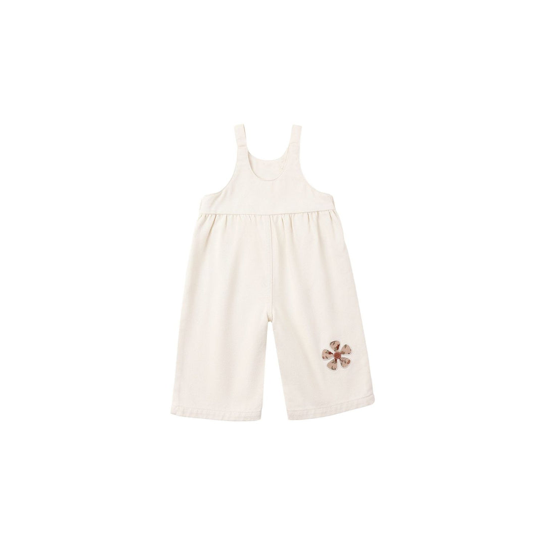 Rylee + Cru Wide Leg Overall Daisy Patches Overalls Rylee + Cru