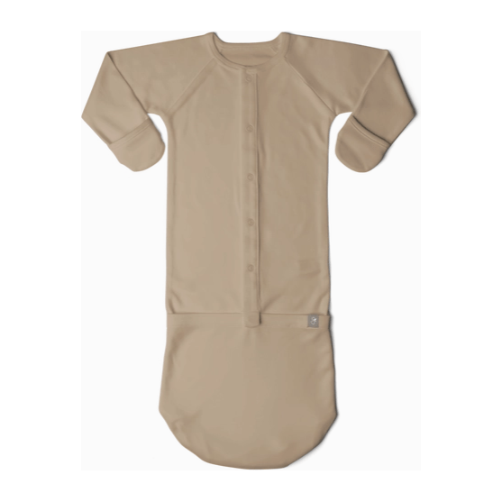Goumi Gowns NB Gown Goumikids Sandstone NB