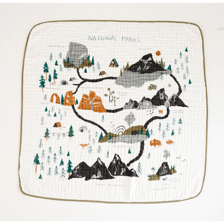 Clementine Kids National Parks Quilt Swaddles &amp; Blankets Clementine Kids   