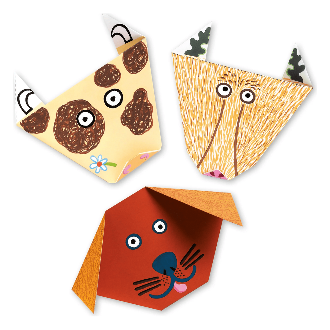 Djeco Animal Origami Paper Craft Kit Art &amp; Craft Djeco