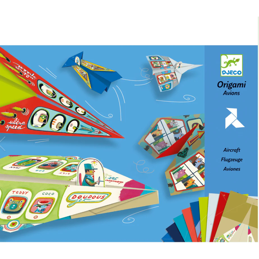 Djeco Planes Origami Paper Craft Kit Art & Craft Djeco
