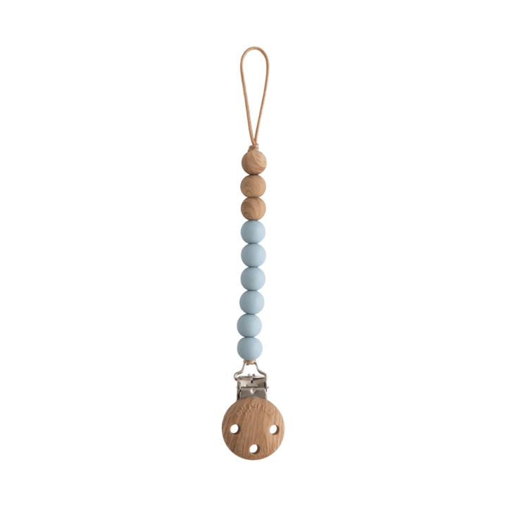 Mushie Silicone Pacifier Clip Pacifier Clips &amp; Holders Mushie Cloud  
