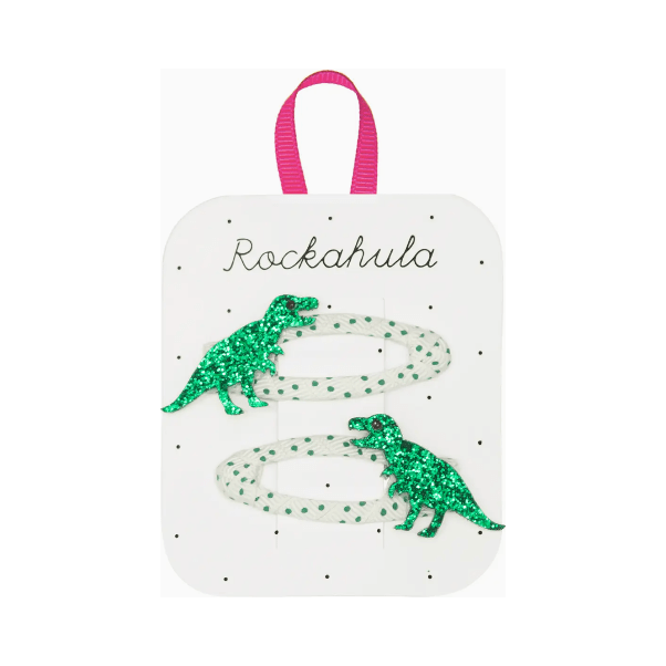 Rockahula Spotty T-Rex Hair Clips Accessory Rockahula   