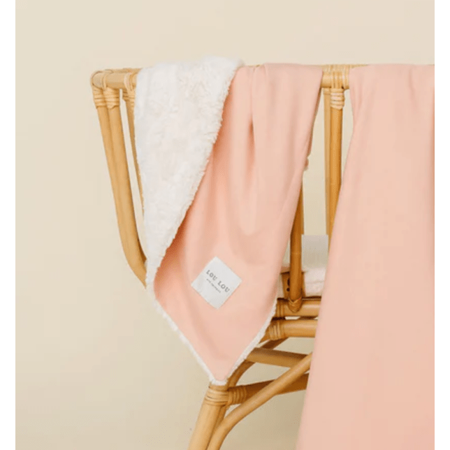 Lou Lou &amp; Company - Cozy Blanket- Ballet Pink Swaddles &amp; Blankets Lou Lou &amp; Company