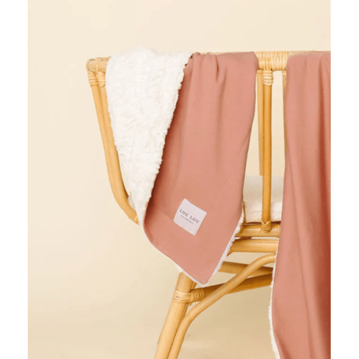Lou Lou &amp; Company - Cozy Blanket- Desert Pink Swaddles &amp; Blankets Lou Lou &amp; Company