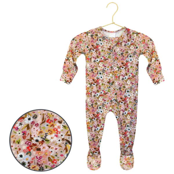 Lou Lou &amp; Company Zippered Footie- Penelope Footie Lou Lou &amp; Company Preemie