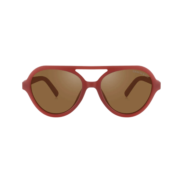 Grech & Co Aviator Polarized Sunglasses- Cinnamon Sunglasses GRECH & CO. 0-2 Years