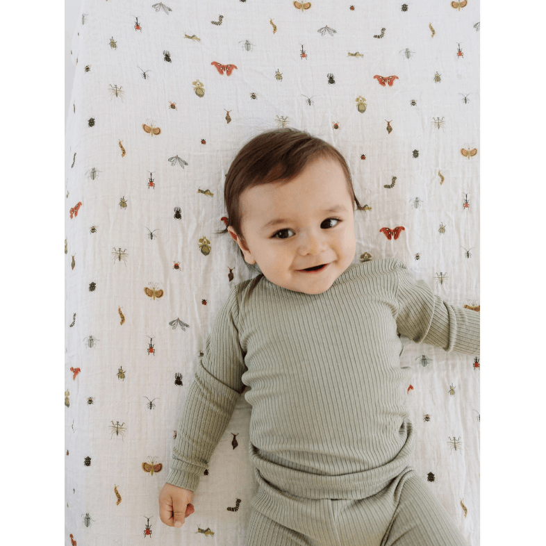 Clementine Kids Cutie Crawlies Crib Sheet Baby Bedding Clementine Kids