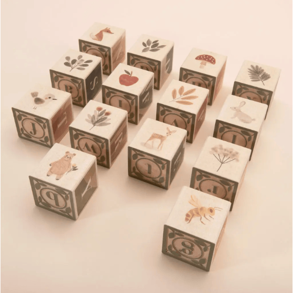 Uncle Goose Watercolor ABC Blocks Wooden Toys Uncle Goose