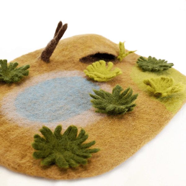 Tara Treasures Safari Play Mat Playscape Felt Toy Tara Treasures