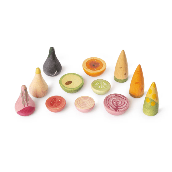 Grapat Play Set Veggies Wooden Toys Grapat