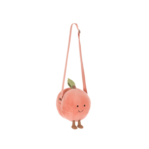 Jellycat Amuseables Peach Shoulder Bag Bags Jellycat
