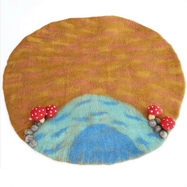 Tara Treasures Autumn Play Mat Playscape Felt Toy Tara Treasures