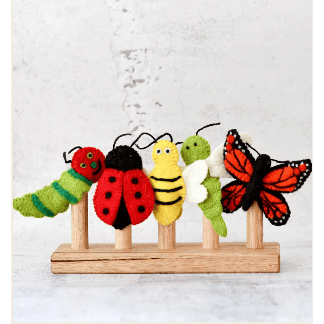 Tara Treasures Insects and Bugs - Finger Puppet Set Finger Puppet Tara Treasures
