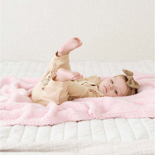 Saranoni Bamboni Receiving Blankets Swaddles &amp; Blankets Saranoni Light Pink