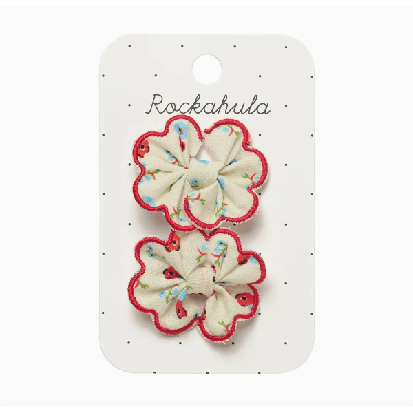 Rockahula Martha Ditsy Scallop Bow Clips Hair clip Rockahula