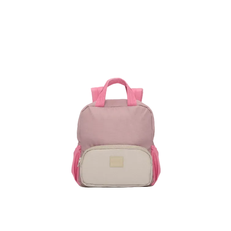 7AM Oxford Backpack, Mini- Ash Rose, Ecru, Pink Backpack 7AM