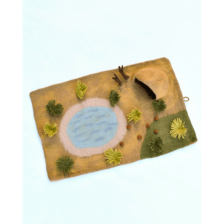 Tara Treasures Safari Play Mat Playscape- Large Felt Toy Tara Treasures