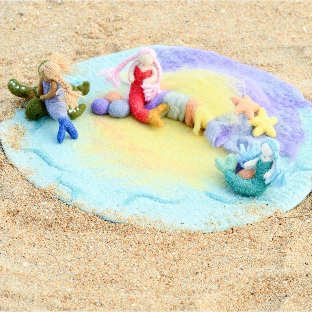 Tara Treasures Mermaid Cove Play Mat Playscape Felt Toy Tara Treasures